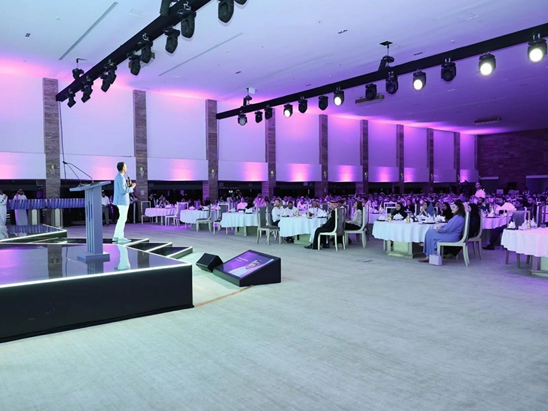 Custom exhibition stand design and build by Mada Event Saudi Arabia 12