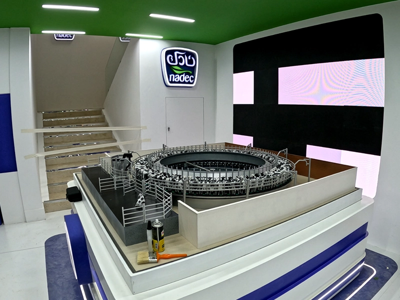Custom exhibition stand design and build by Mada Event Saudi Arabia 3