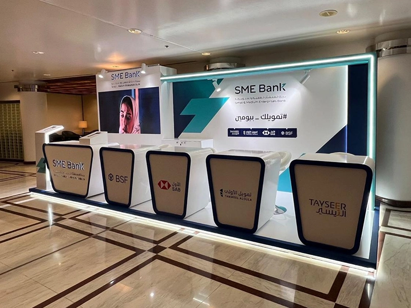 Custom exhibition stand design and build by Mada Event Saudi Arabia 6