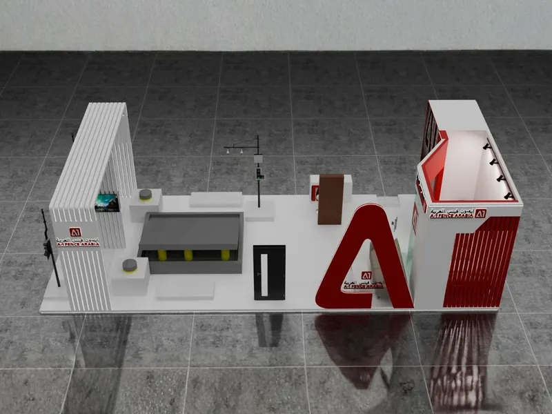 Custom exhibition stand design and build by Mada Event Saudi Arabia 7